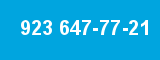 923 647-77-21 923 647-77-21